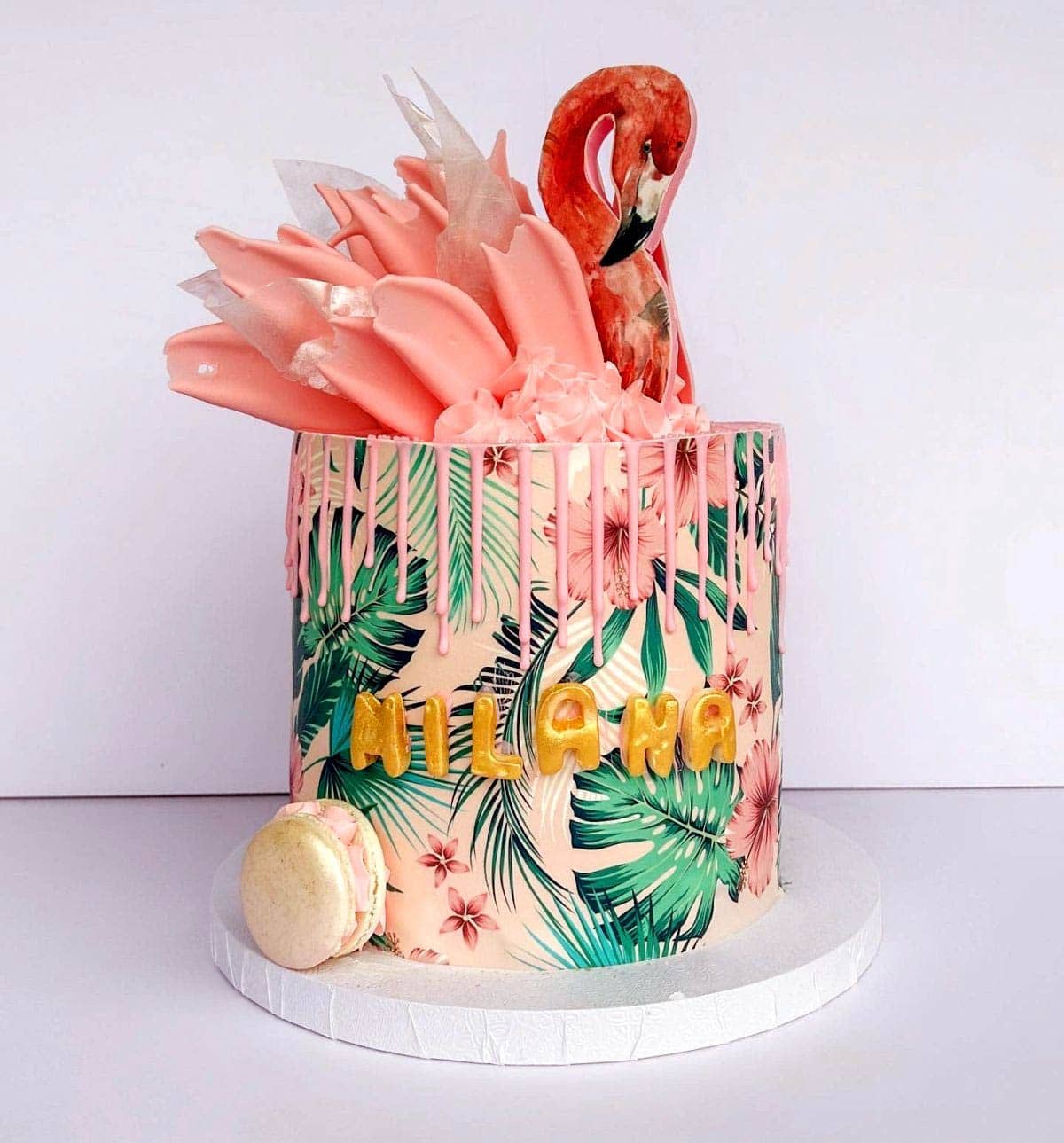 flamingo cake 5