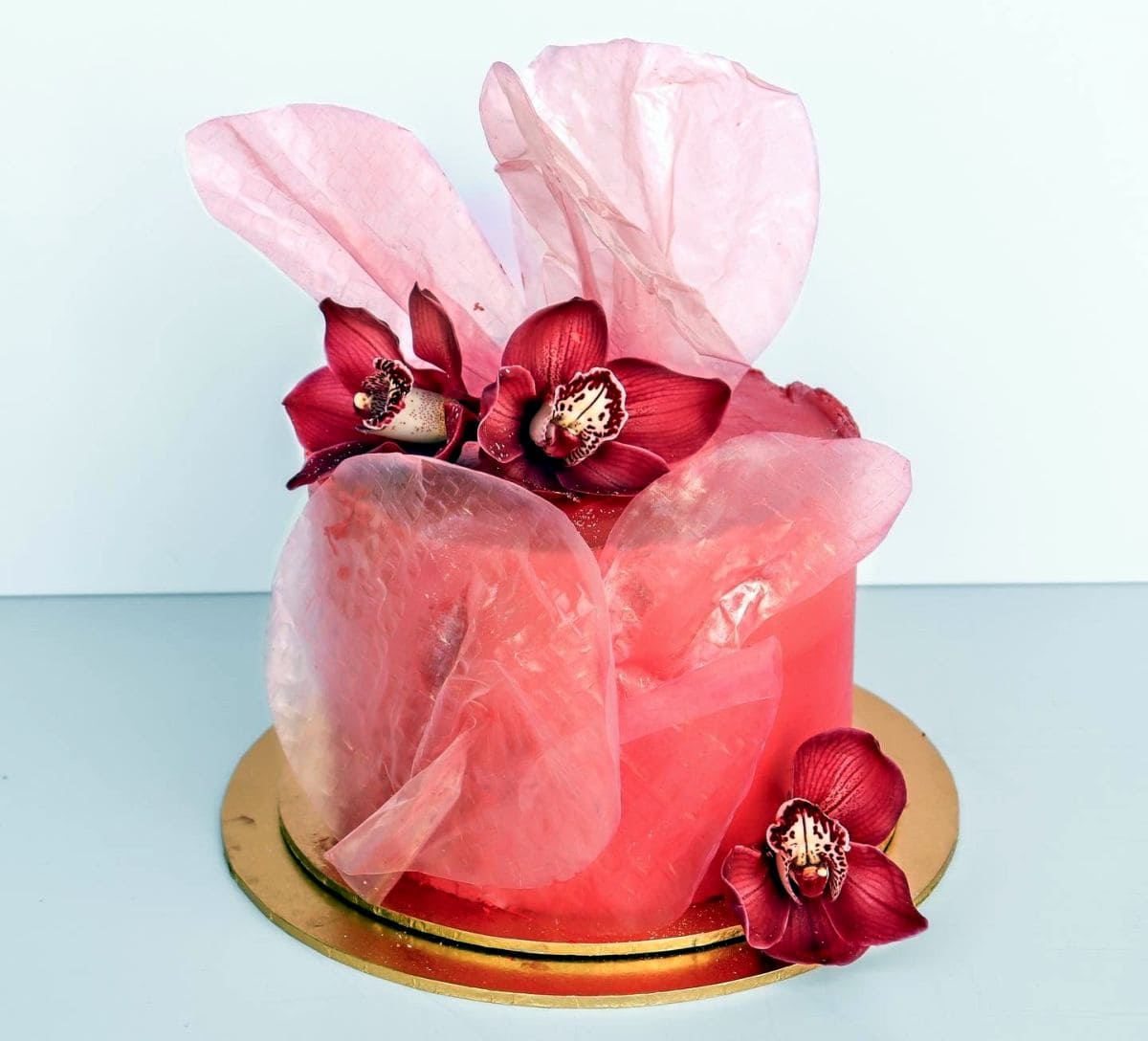 red orchid cake 5
